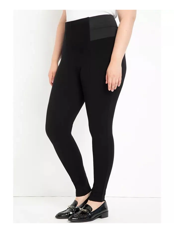 Женские леггинсы Miracle Flawless Plus Size ELOQUII — изображение 2 из 3, черный