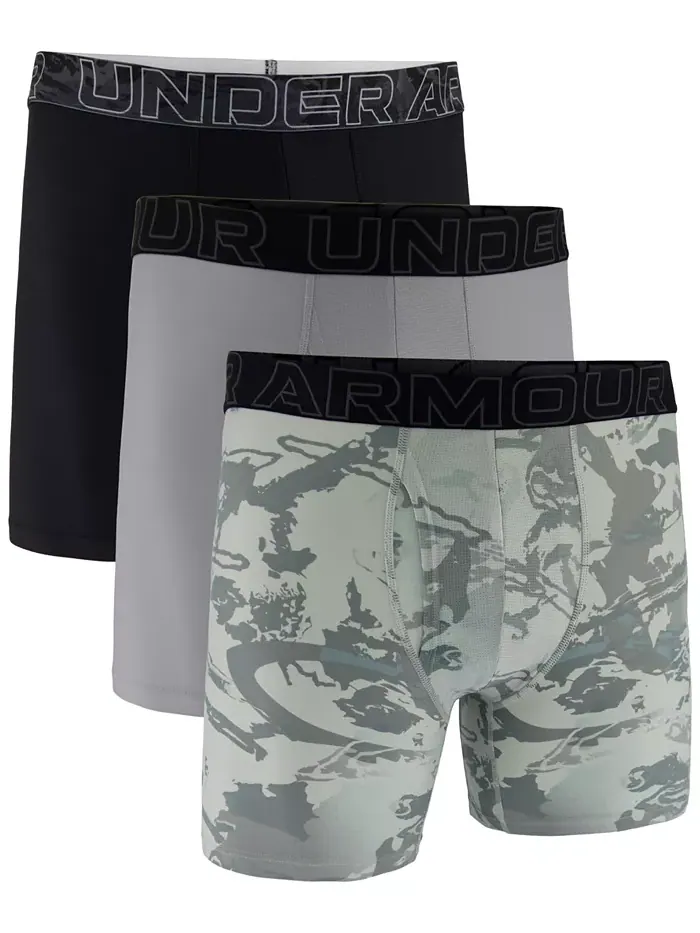 Комплект трусов Under Armour Performance Assorted 6" Boxer Briefs, 3 предмета