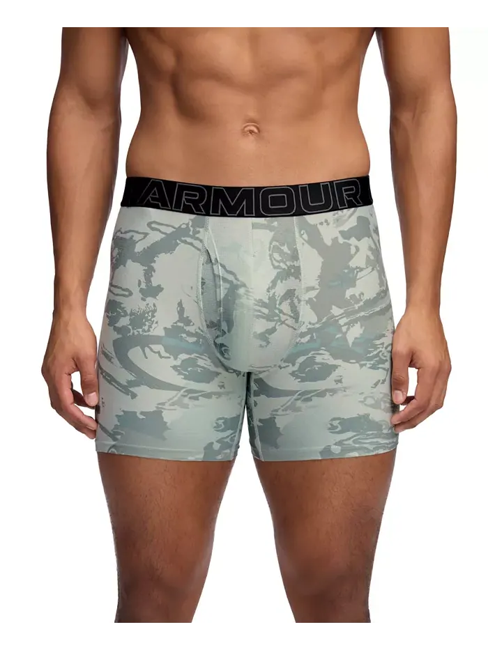 Комплект трусов Under Armour Performance Assorted 6" Boxer Briefs, 3 предмета — изображение 2 из 3, черный
