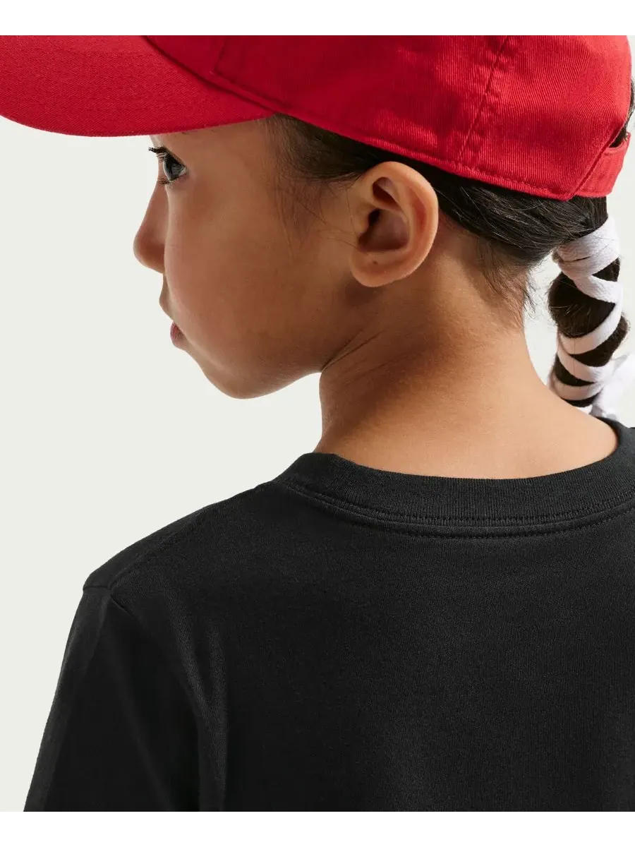 Детская спортивная футболка свободного кроя с коротким рукавом Nike — изображение 5 из 5, черный