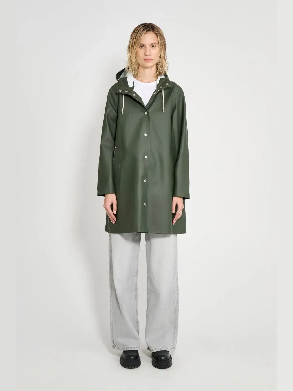 Плащ Mosebacke с капюшоном и длинными рукавами Stutterheim