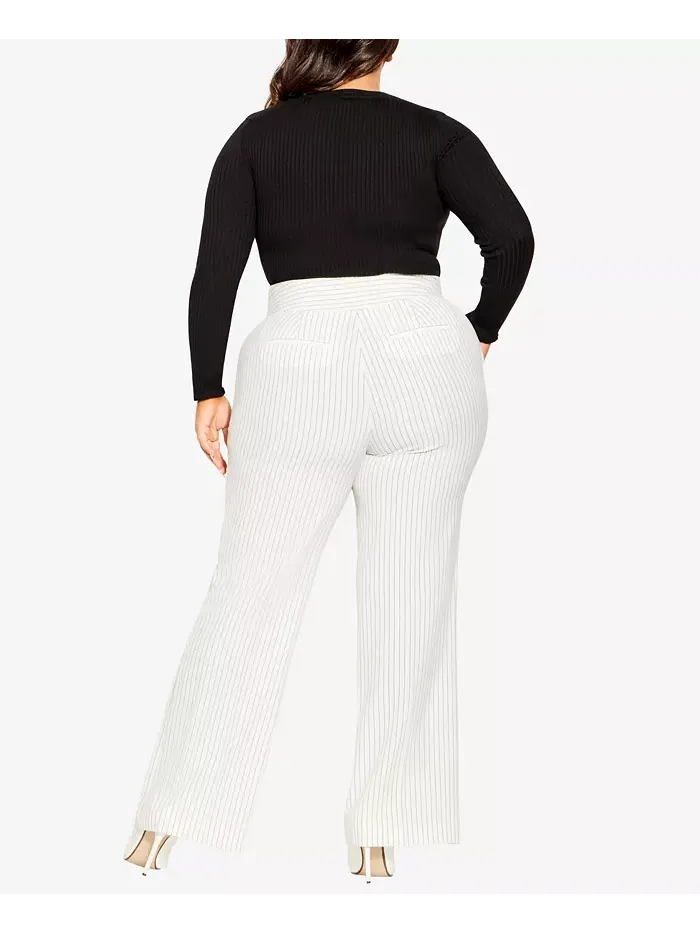 Женские брюки Penelope Wide Leg CITY CHIC — изображение 2 из 2, слоновая кость