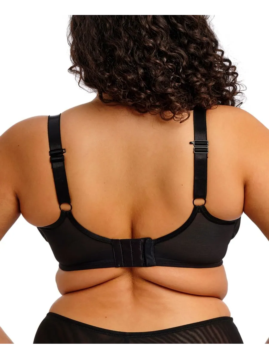 Бюстгальтер Reja Plus Size на косточках с глубоким вырезом Elomi — изображение 3 из 7, черный
