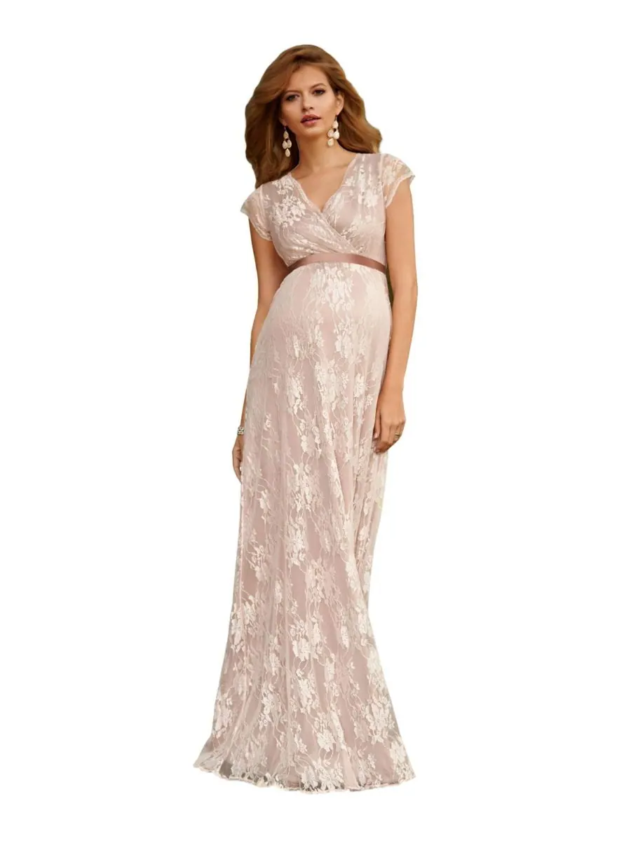 Длинное платье для беременных Tiffany Rose Eden Tiffany Rose Maternity — розовый