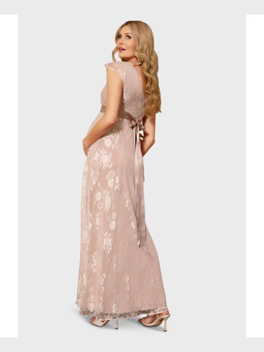 Длинное платье для беременных Tiffany Rose Eden Tiffany Rose Maternity — изображение 3 из 8, пудровый розовый