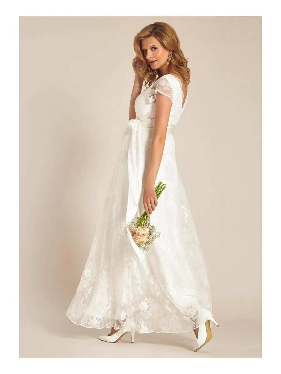 Длинное платье для беременных Tiffany Rose Eden Tiffany Rose Maternity — изображение 3 из 8, слоновая кость