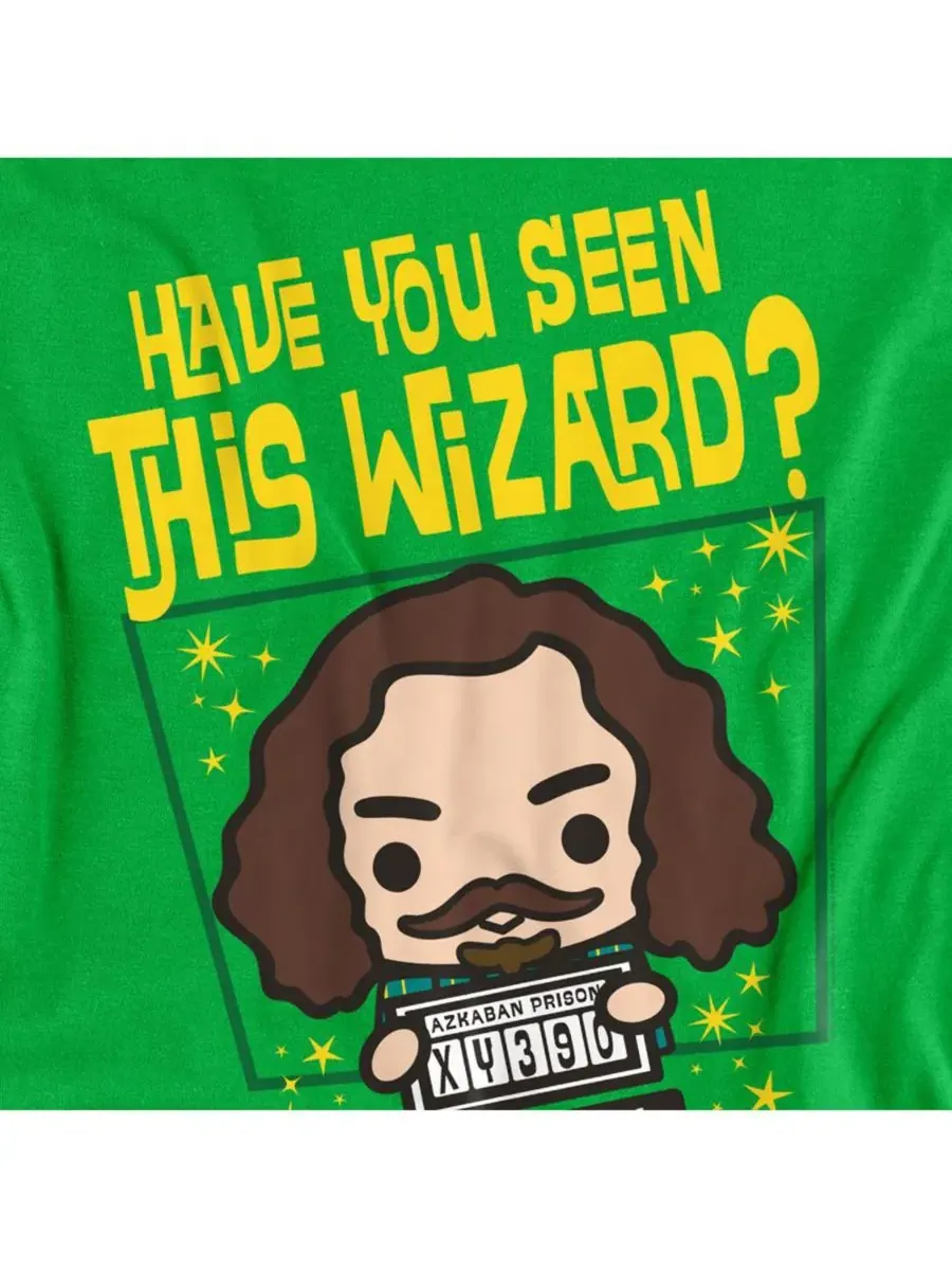 Harry Potter Футболка большого размера Sirius Black Chibi — изображение 3 из 3, зеленый