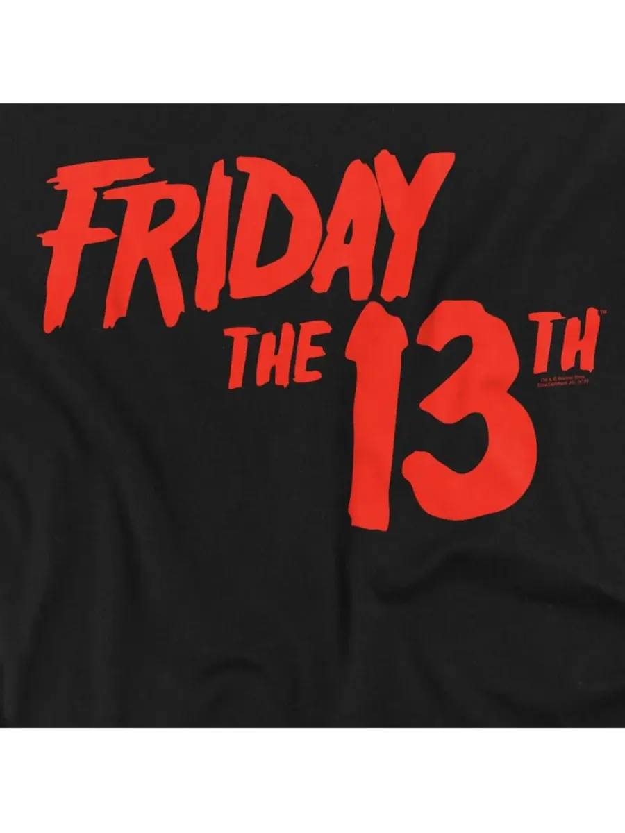 Мужская футболка с логотипом Friday The 13th — изображение 3 из 3, черный