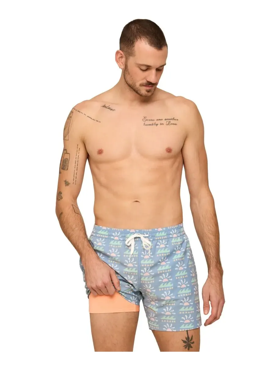 Мужские плавки The Easygoers Classic 5,5 дюймов Chubbies — изображение 1 из 3, синий