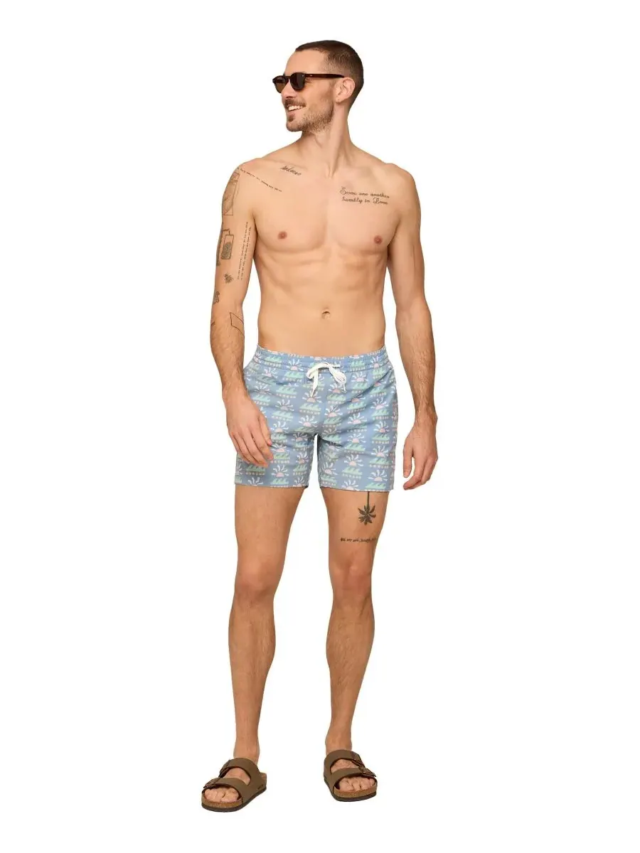 Мужские плавки The Easygoers Classic 5,5 дюймов Chubbies — изображение 2 из 3, синий
