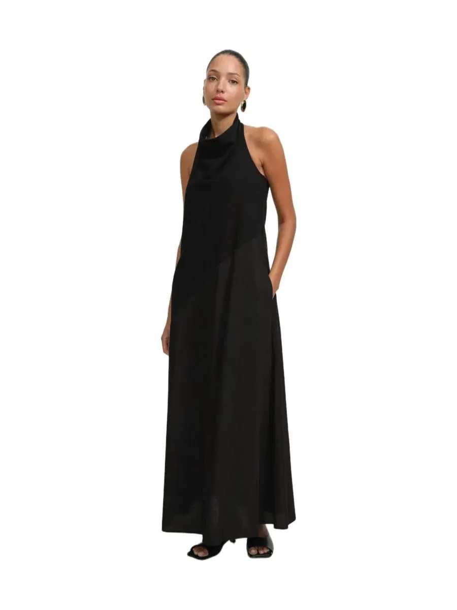 Платье-миди Denali Dress Marcella — изображение 3 из 8, черный