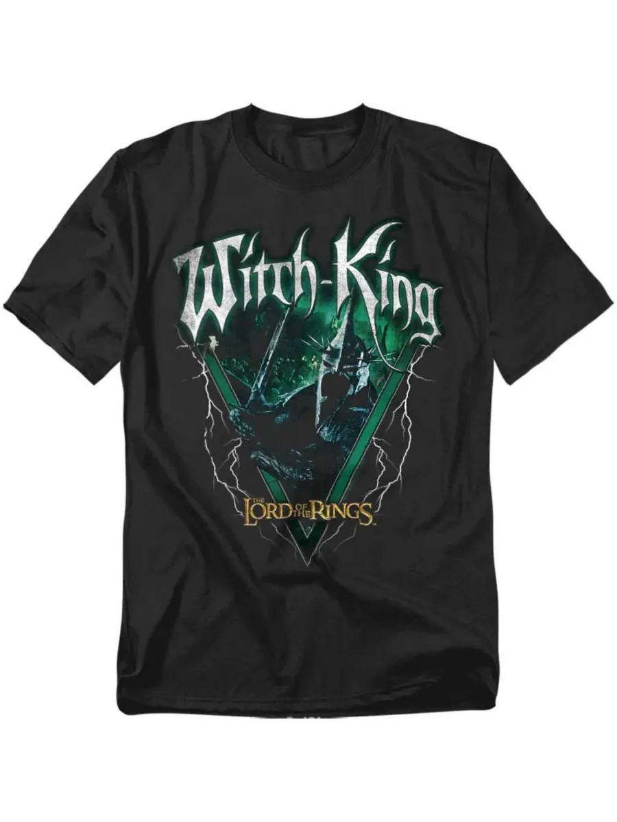 Мужская футболка с принтом Witchking Heavy Metal Lord Of The Rings — изображение 1 из 3, черный