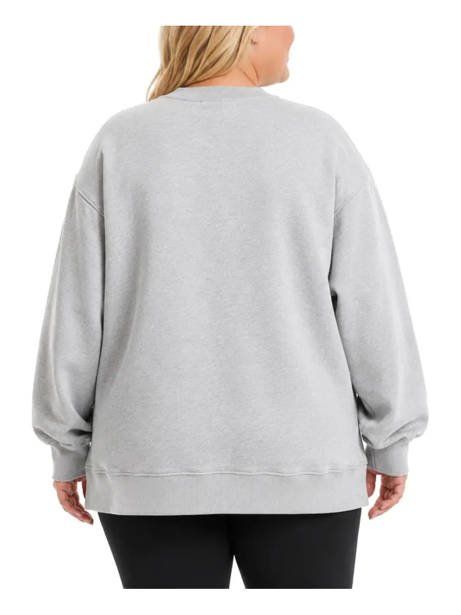 Свитшот с принтом Dirty Dancing Logo Plus Size Hybrid Apparel — изображение 2 из 3, приглушенный