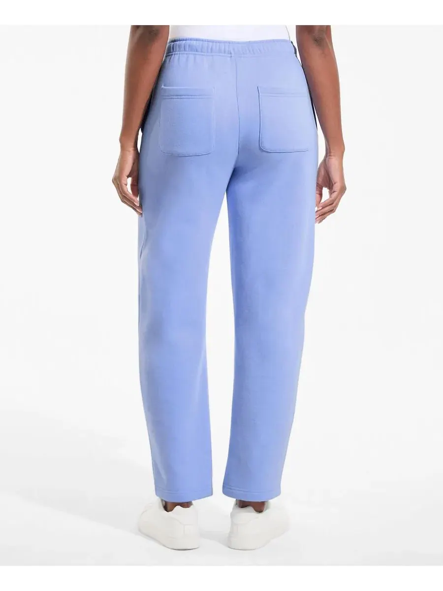 Женские спортивные брюки Serious Sweats High Rise Barrel Pants с высокой посадкой Lands' End — изображение 2 из 4