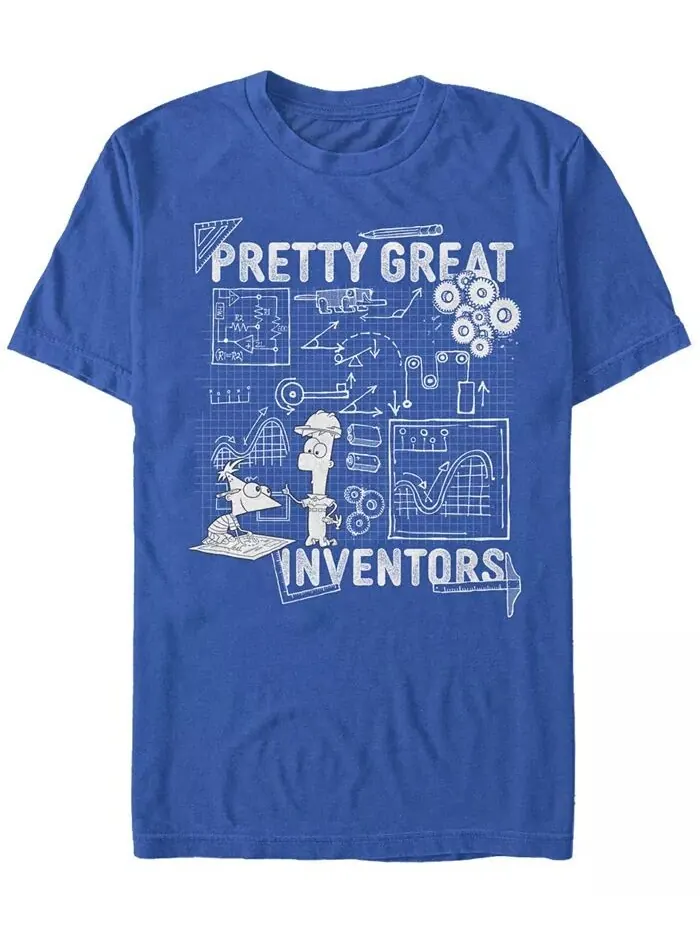 Мужская футболка с коротким рукавом Great Inventors Crew Fifth Sun — изображение 1 из 1, королевский