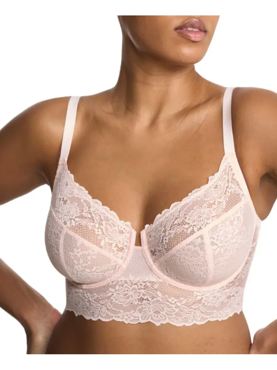 Бюстгальтер-балконет с кружевом Heavenly Stretch Lace Natori — изображение 1 из 3, розовый