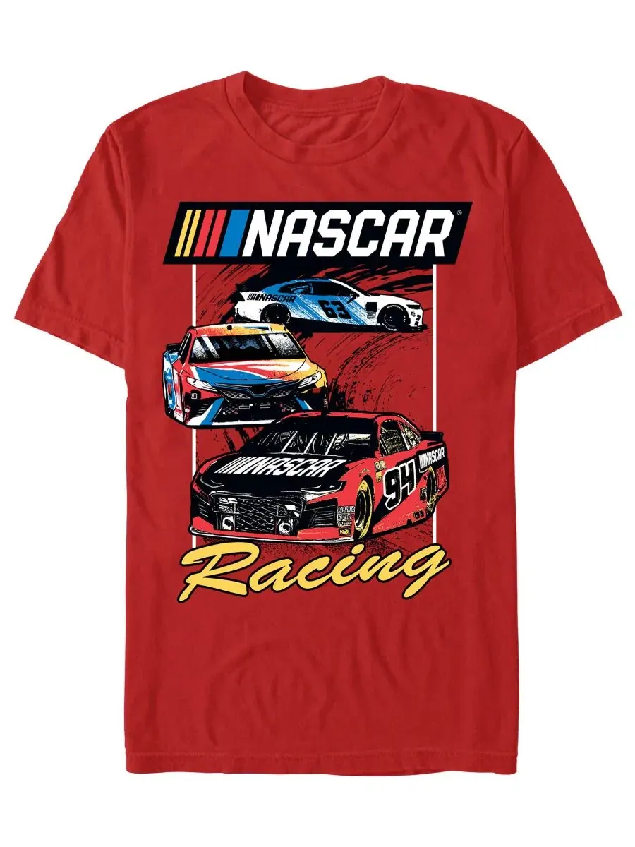 Футболка с графическим принтом Nascar Racers Fifth Sun — изображение 1 из 3, красный