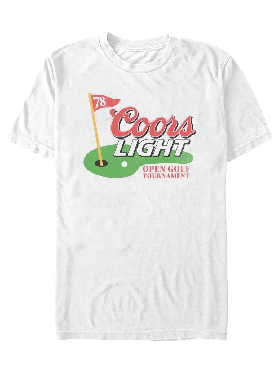 Футболка с принтом Coors Golf Open Fifth Sun — изображение 1 из 3, белый