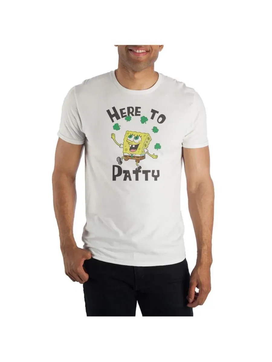 Футболка с коротким рукавом Here to Patty SpongeBob SquarePants — изображение 1 из 3, мульти