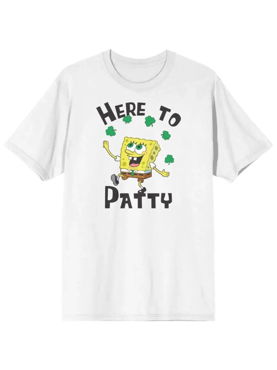 Футболка с коротким рукавом Here to Patty SpongeBob SquarePants — изображение 2 из 3, мульти