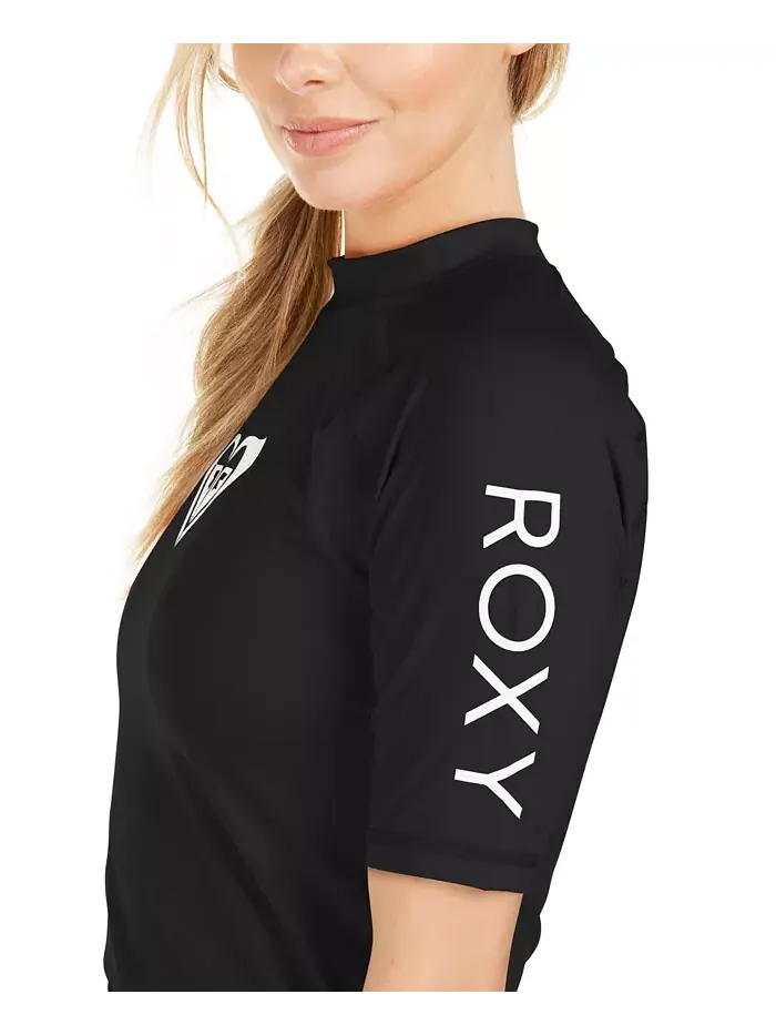 Детский рашгард с коротким рукавом Whole Hearted Roxy — изображение 5 из 5, серый