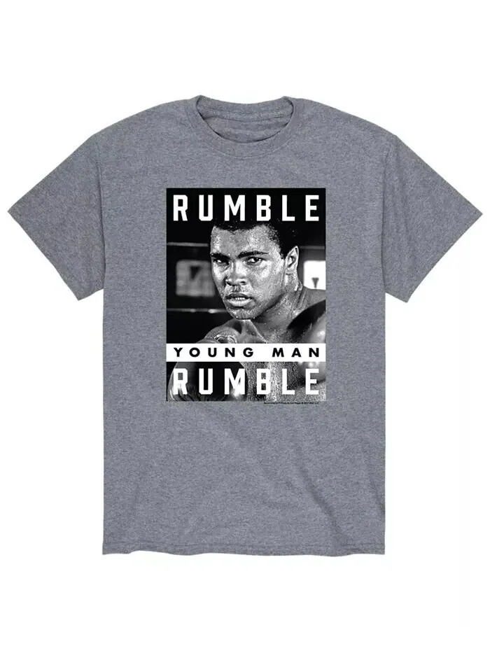 Мужская футболка Muhammad Ali Rumble Young Man AIRWAVES — изображение 1 из 2, серый