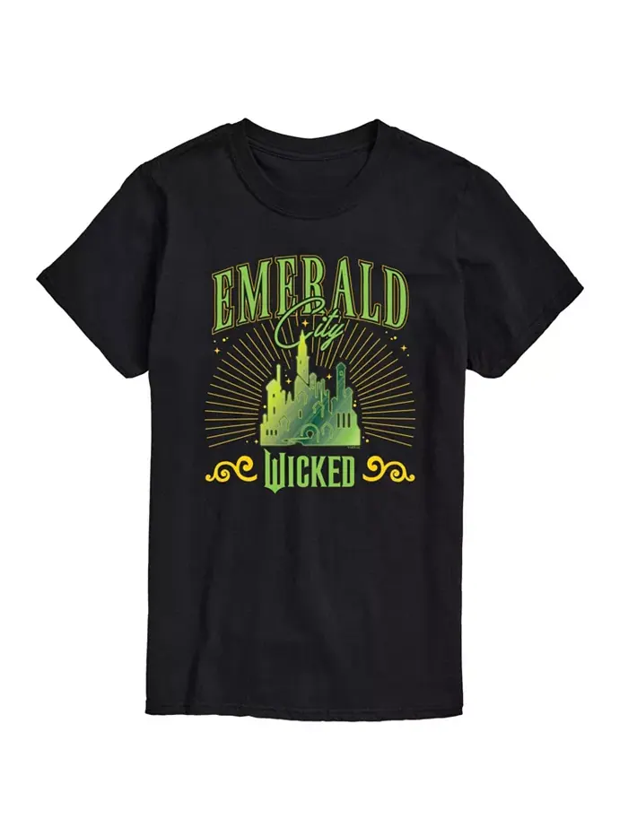 Мужская футболка с коротким рукавом Wicked Emerald City Airwaves — изображение 1 из 3, черный
