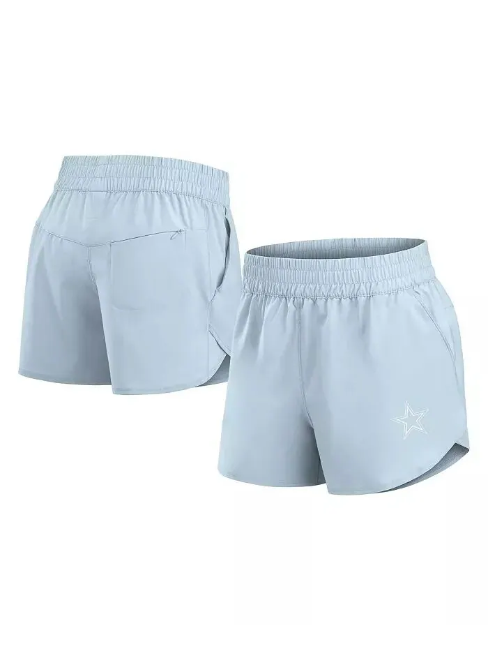 Женские серые тканые шорты Dallas Cowboys Front Office Fanatics — изображение 1 из 3