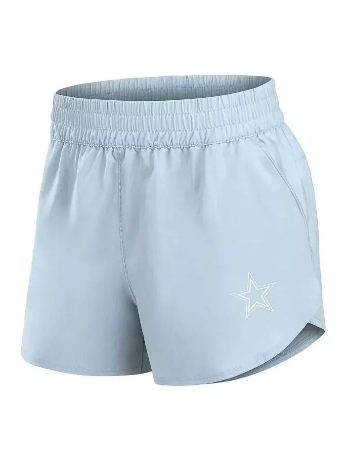 Женские серые тканые шорты Dallas Cowboys Front Office Fanatics — изображение 3 из 3