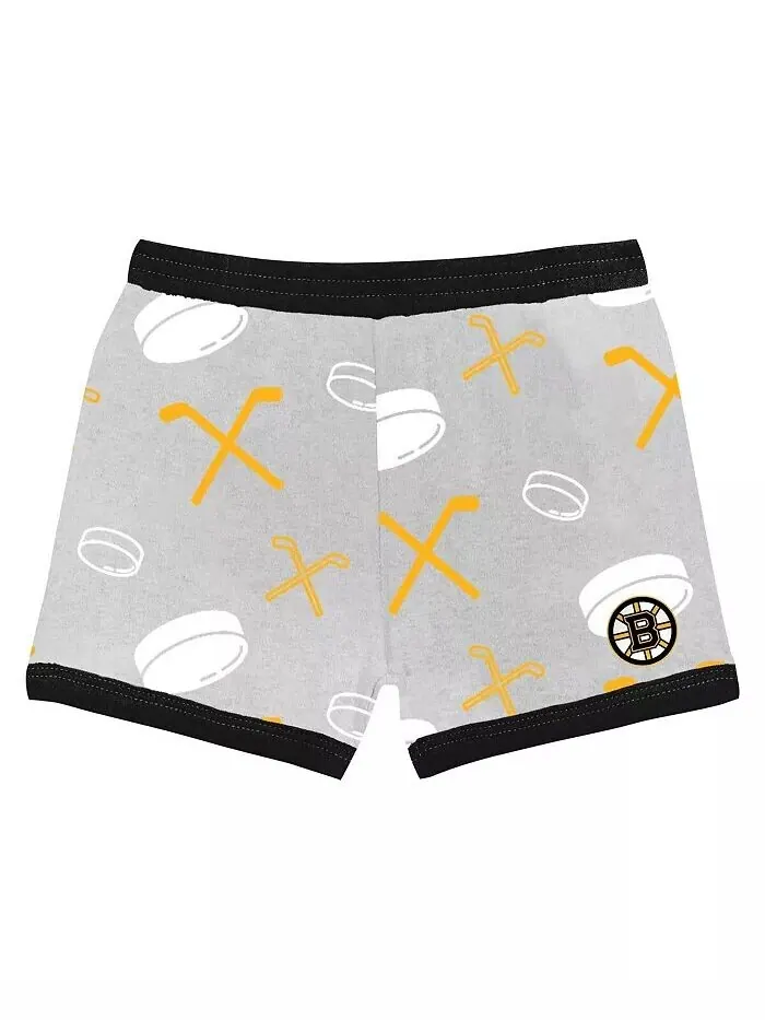Комплект футболок и шорт для малышей Boston Bruins Disney Rookie Year Outerstuff — изображение 2 из 3, черный
