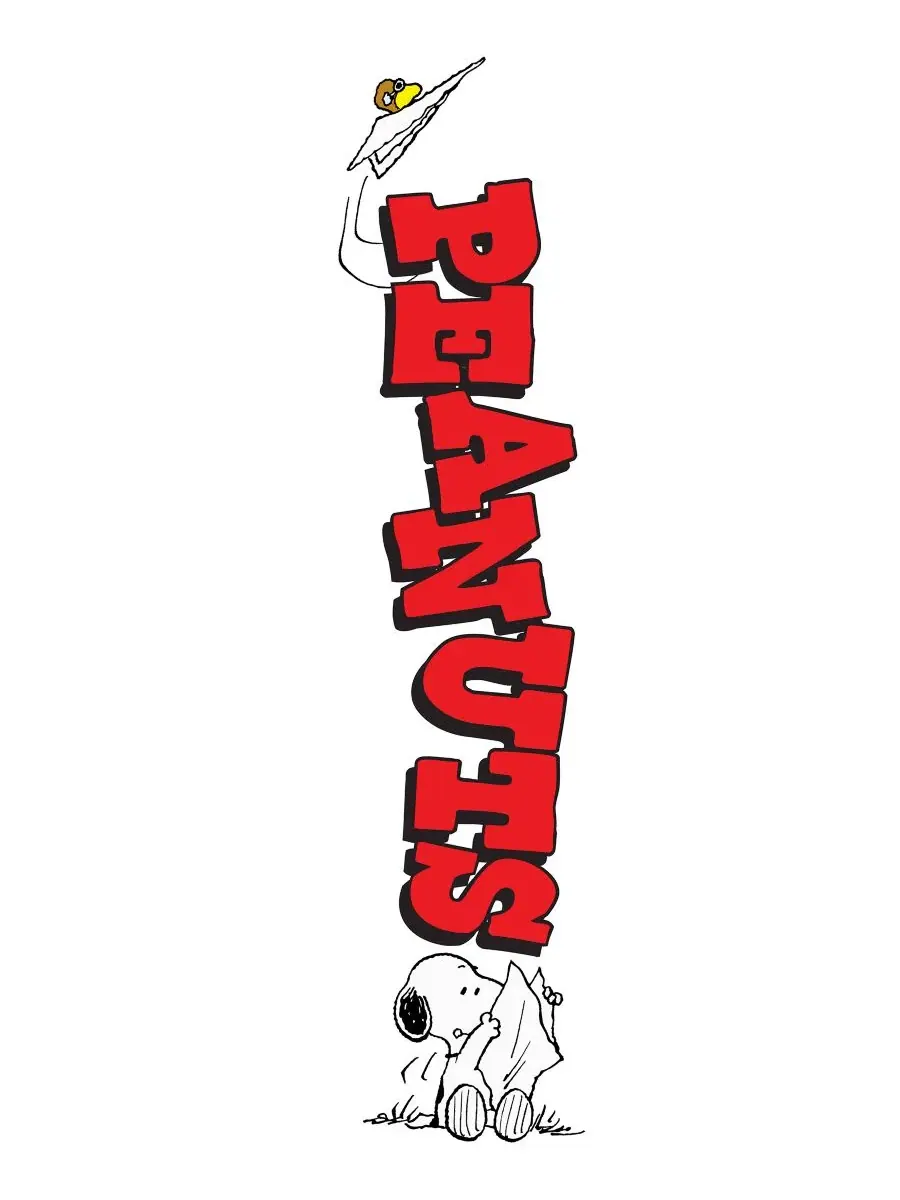 Футболка с длинным рукавом с принтом Peanuts Artwork Hybrid Apparel — изображение 4 из 4, белый