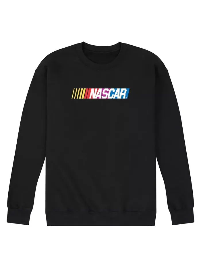 Мужская флисовая футболка с длинным рукавом и логотипом NASCAR Airwaves — изображение 1 из 3, черный