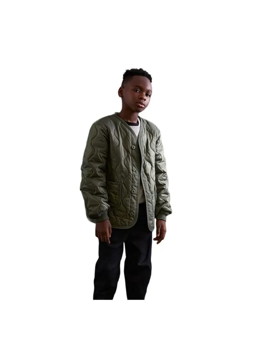 Детский и подростковый Als/92 Liner Alpha Industries — изображение 1 из 3, оливковый