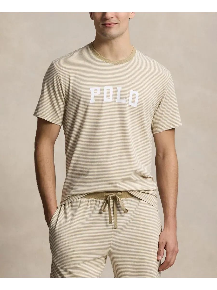 Мужская пижамная футболка с коротким рукавом Polo Ralph Lauren — изображение 1 из 4