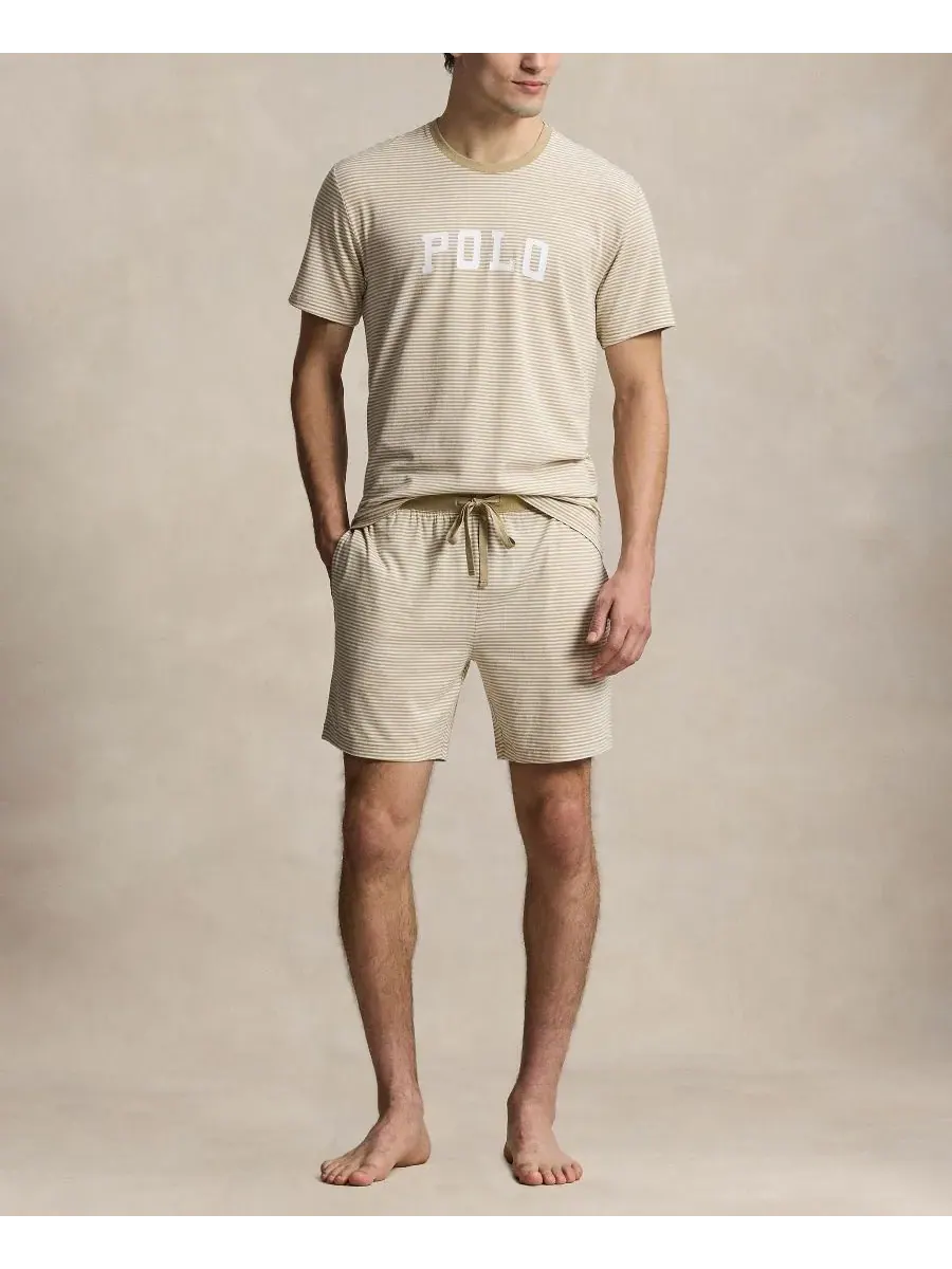 Мужская пижамная футболка с коротким рукавом Polo Ralph Lauren — изображение 2 из 4