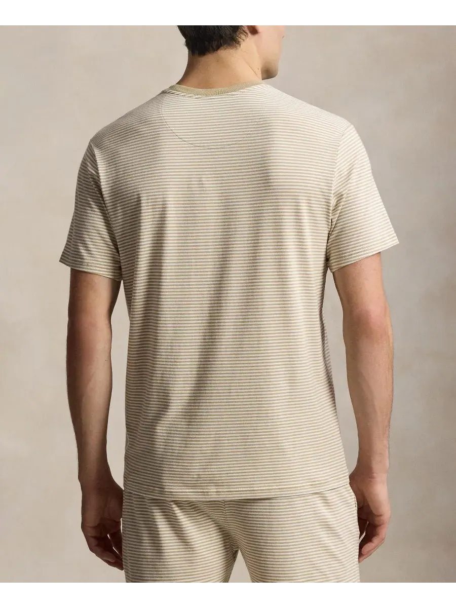 Мужская пижамная футболка с коротким рукавом Polo Ralph Lauren — изображение 3 из 4