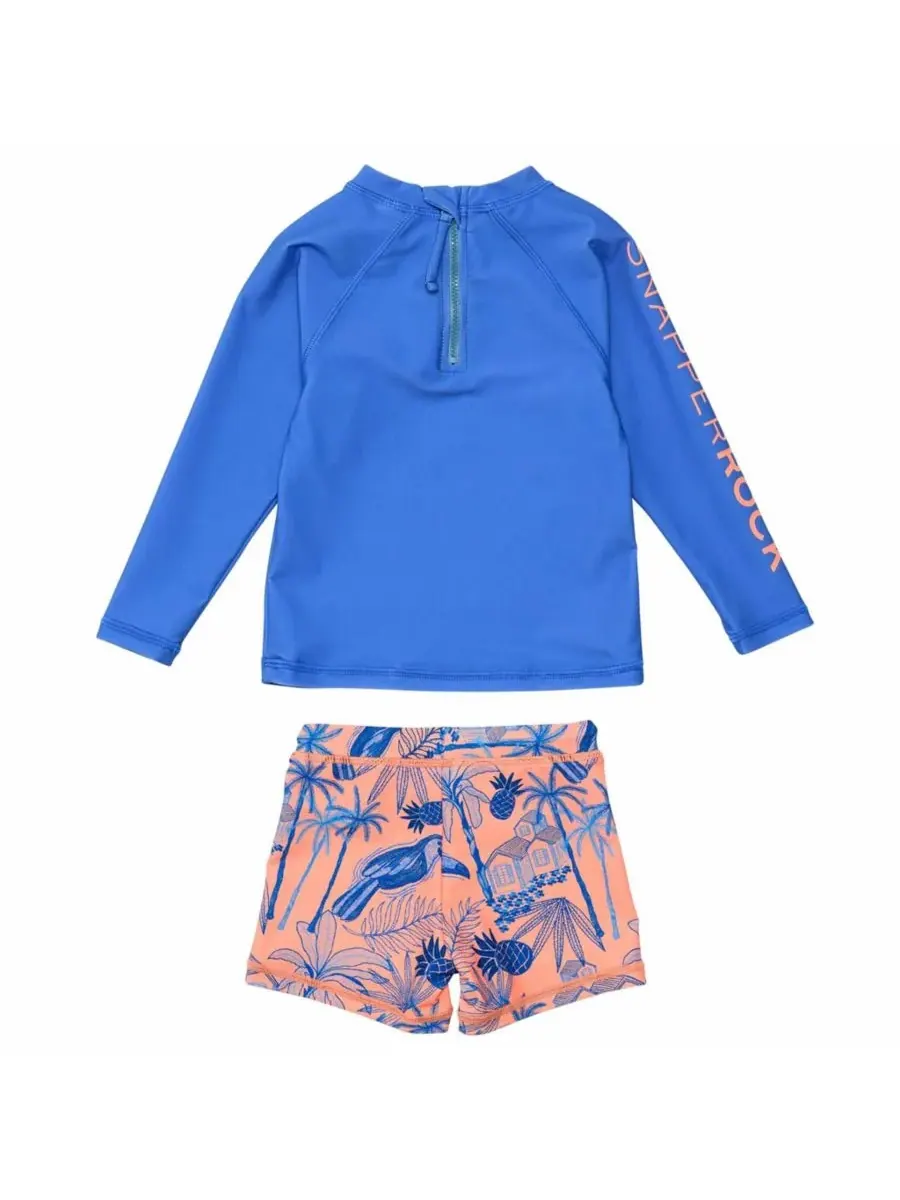 Комплект Tropicana Vacay Sustainable LS Set Snapper Rock — изображение 3 из 4, синий
