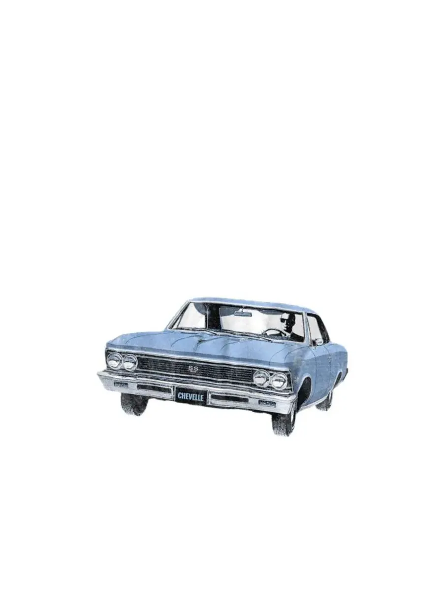 Мужская футболка Chevrolet Chevelle 396 Corvette — изображение 2 из 3, белый