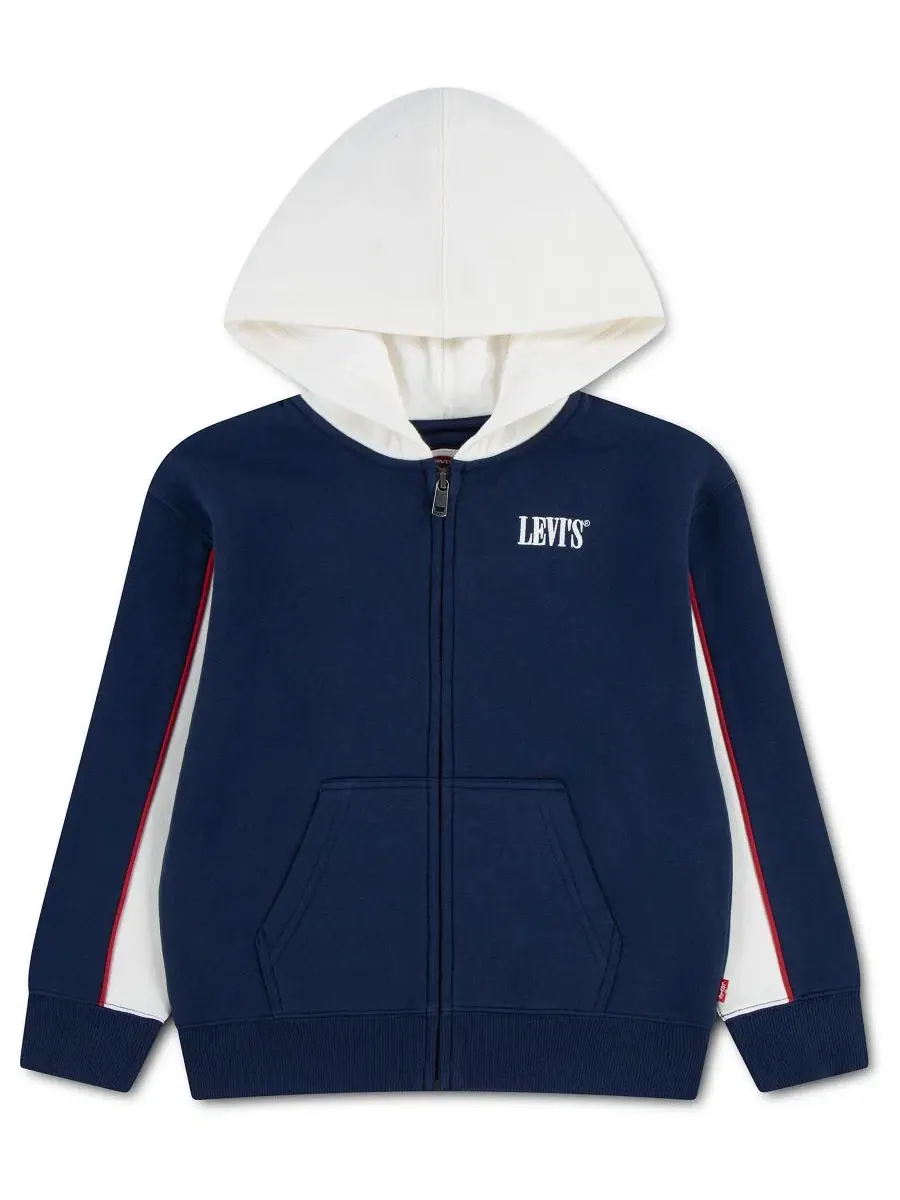 Классическая толстовка на молнии для мальчиков 8-20 лет Levi'S — изображение 1 из 3, синий