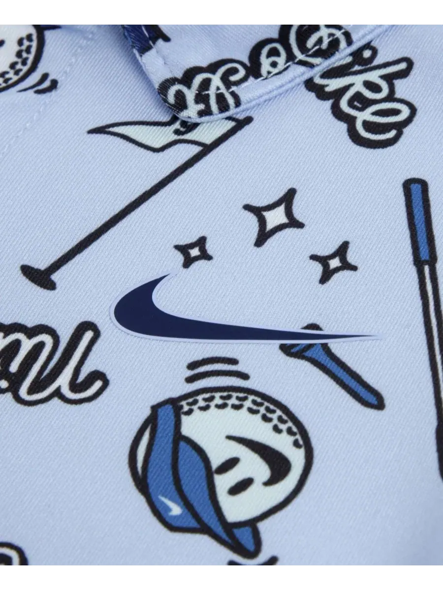 Детский комбинезон для мальчиков с принтом поло для гольфа Nike — изображение 4 из 4, синий