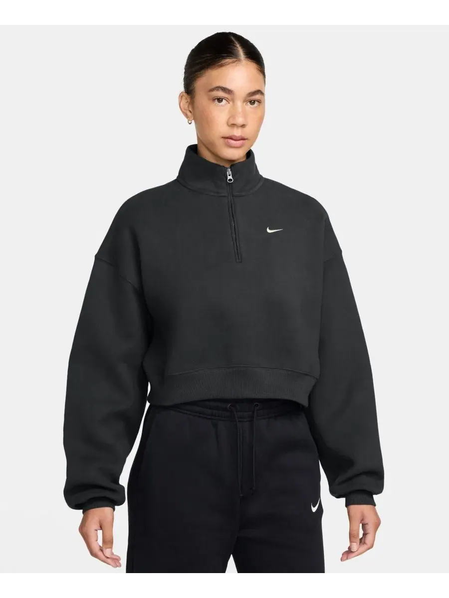 Свитшот-худи Nike Studio Fleece — изображение 1 из 3, черный