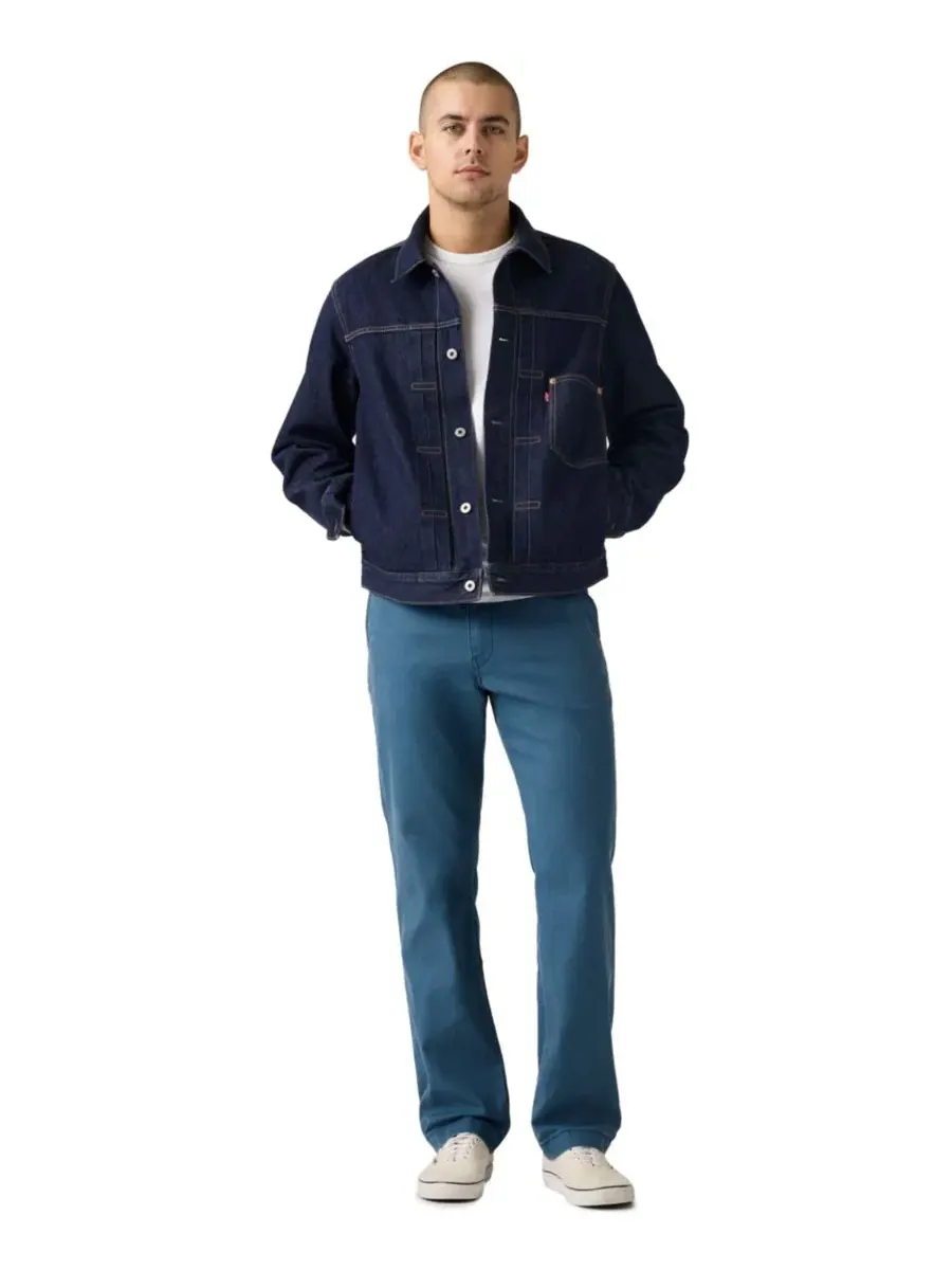 Брюки чинос прямого кроя с зауженным силуэтом Levi's, Eternal Sea — изображение 2 из 5