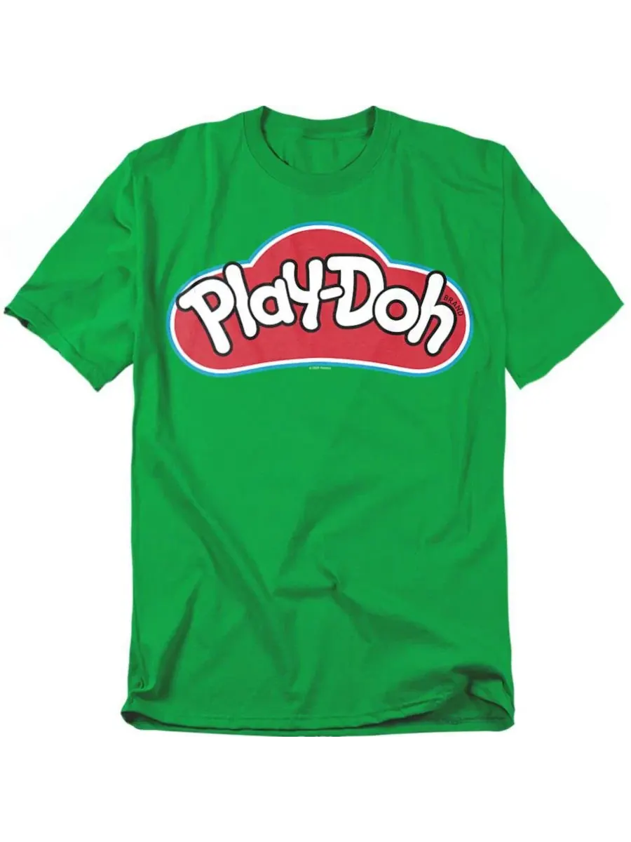 Футболка с принтом Play Doh Logo Hasbro+ — изображение 1 из 3, зеленый