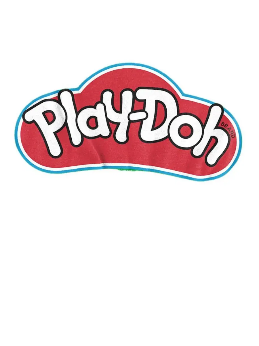 Футболка с принтом Play Doh Logo Hasbro+ — изображение 2 из 3, зеленый