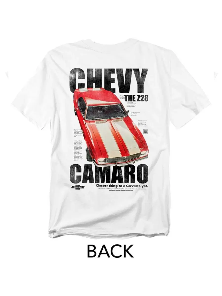 Футболка Chevrolet Camaro Z28 Corvette — изображение 2 из 3, белый