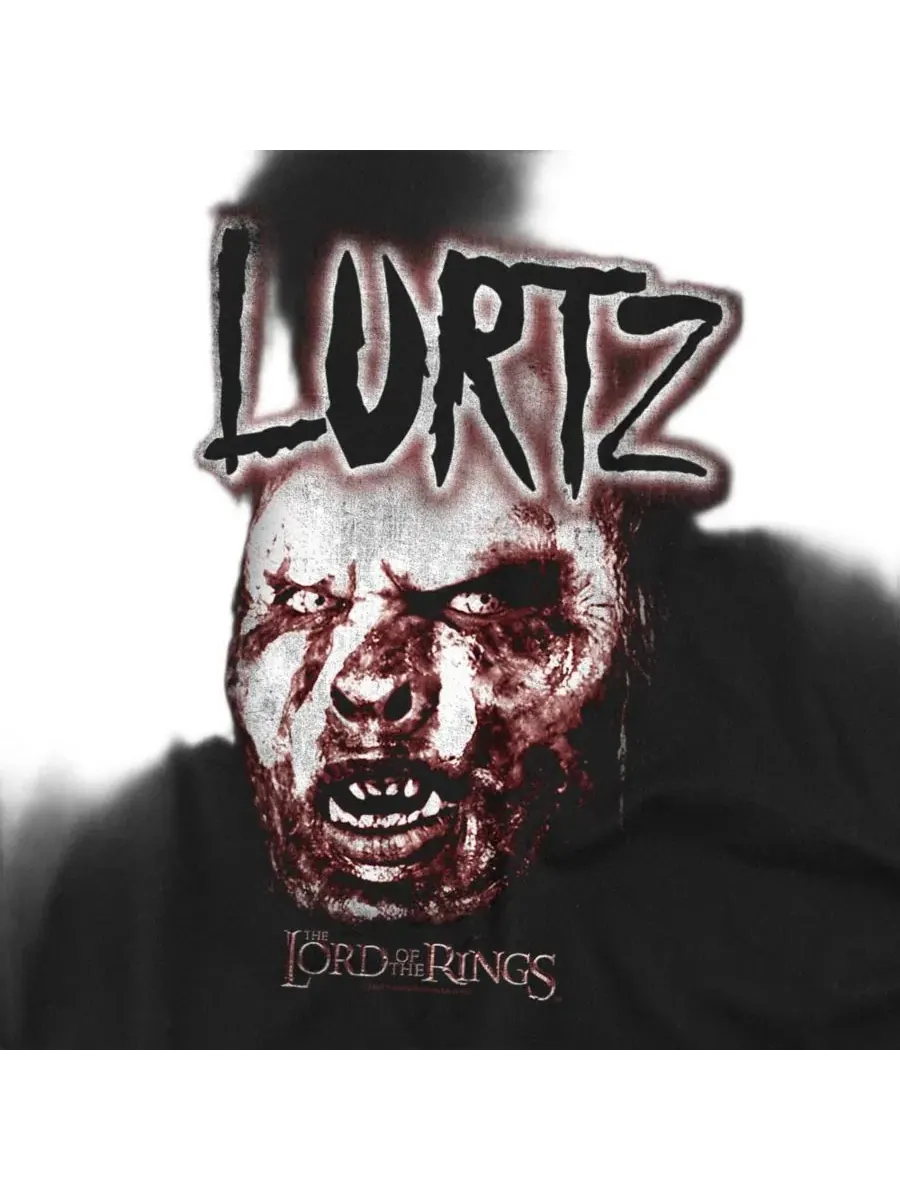 Футболка с принтом Evil Lurtz Lord Of The Rings — изображение 2 из 3, черный