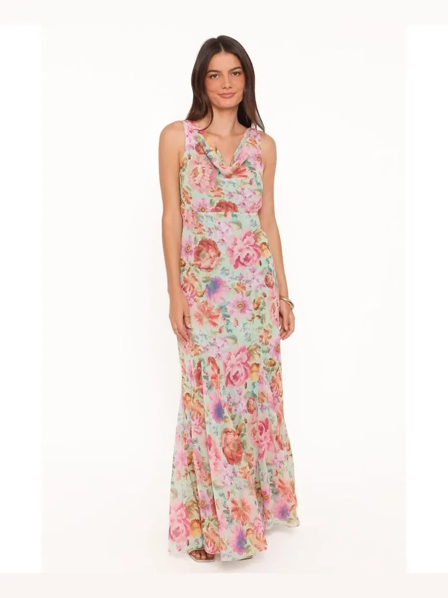 Платье макси с запахом Yovana Maxi Dress Petal and Pup