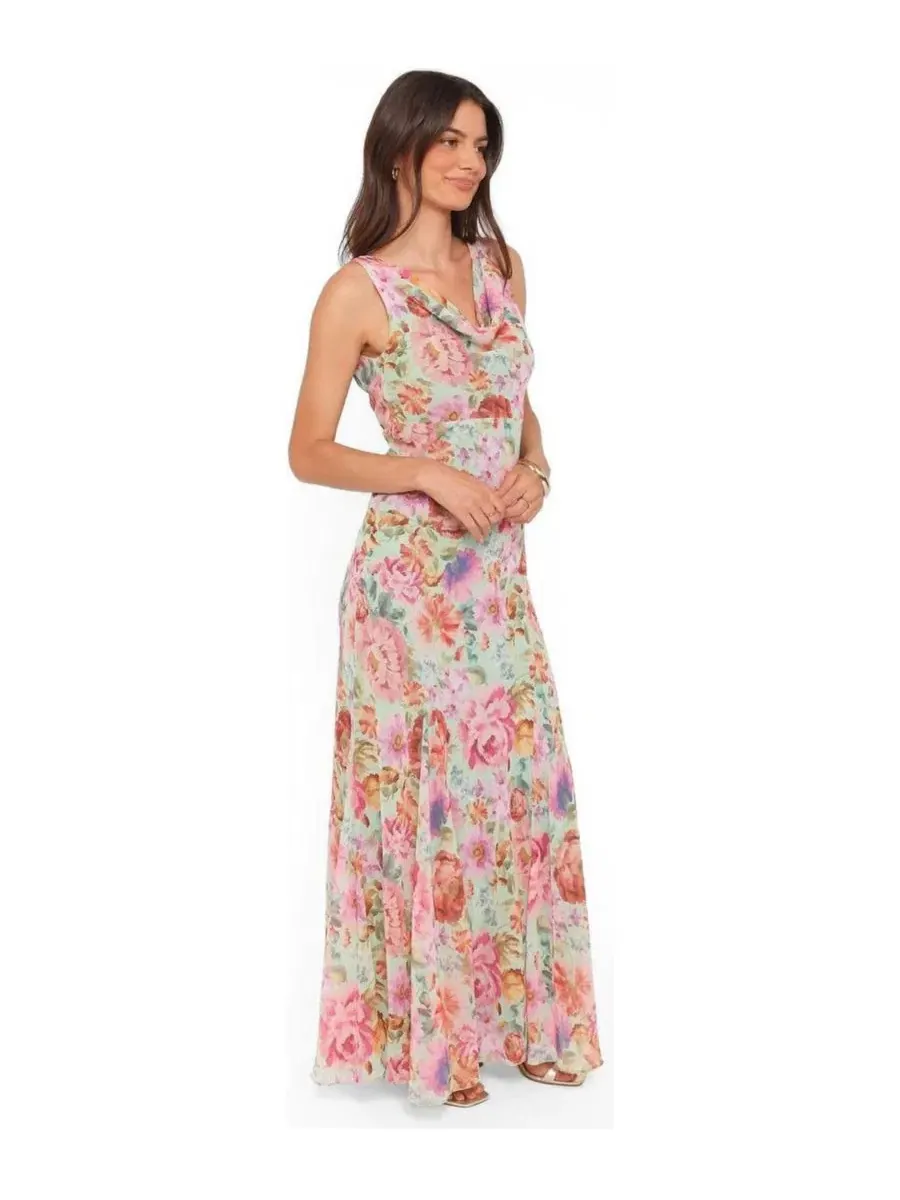 Платье макси с запахом Yovana Maxi Dress Petal and Pup — изображение 2 из 4, фиолетовый