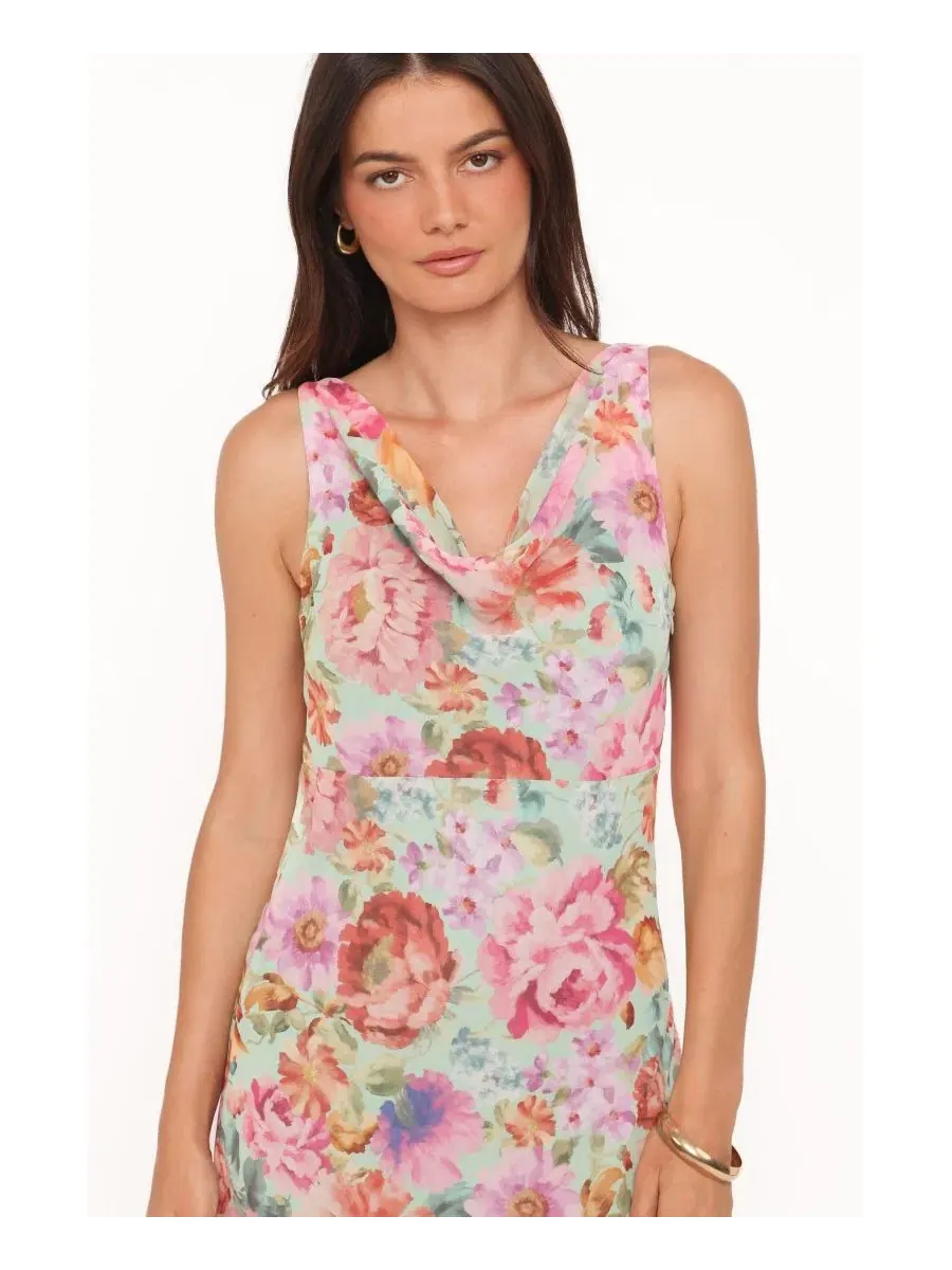Платье макси с запахом Yovana Maxi Dress Petal and Pup — изображение 4 из 4, фиолетовый