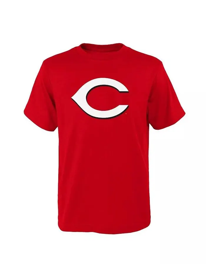 Красная футболка с логотипом основной команды Big Boys and Girls Cincinnati Reds Outerstuff — изображение 1 из 1